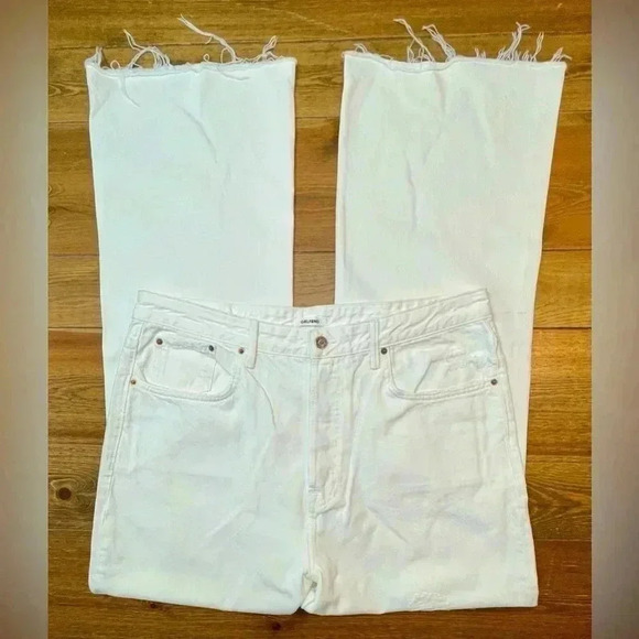 GRLFRND Jeans | Dawn Deconstructed Style | White Lotus Color | Women’s 32 (14) - Picture 2 of 6